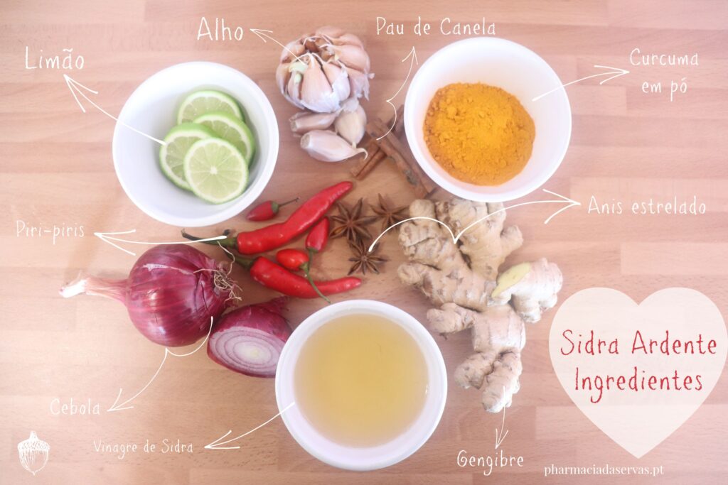 Ingredientes Sidra Ardente