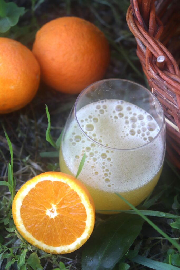 Natural orange soda